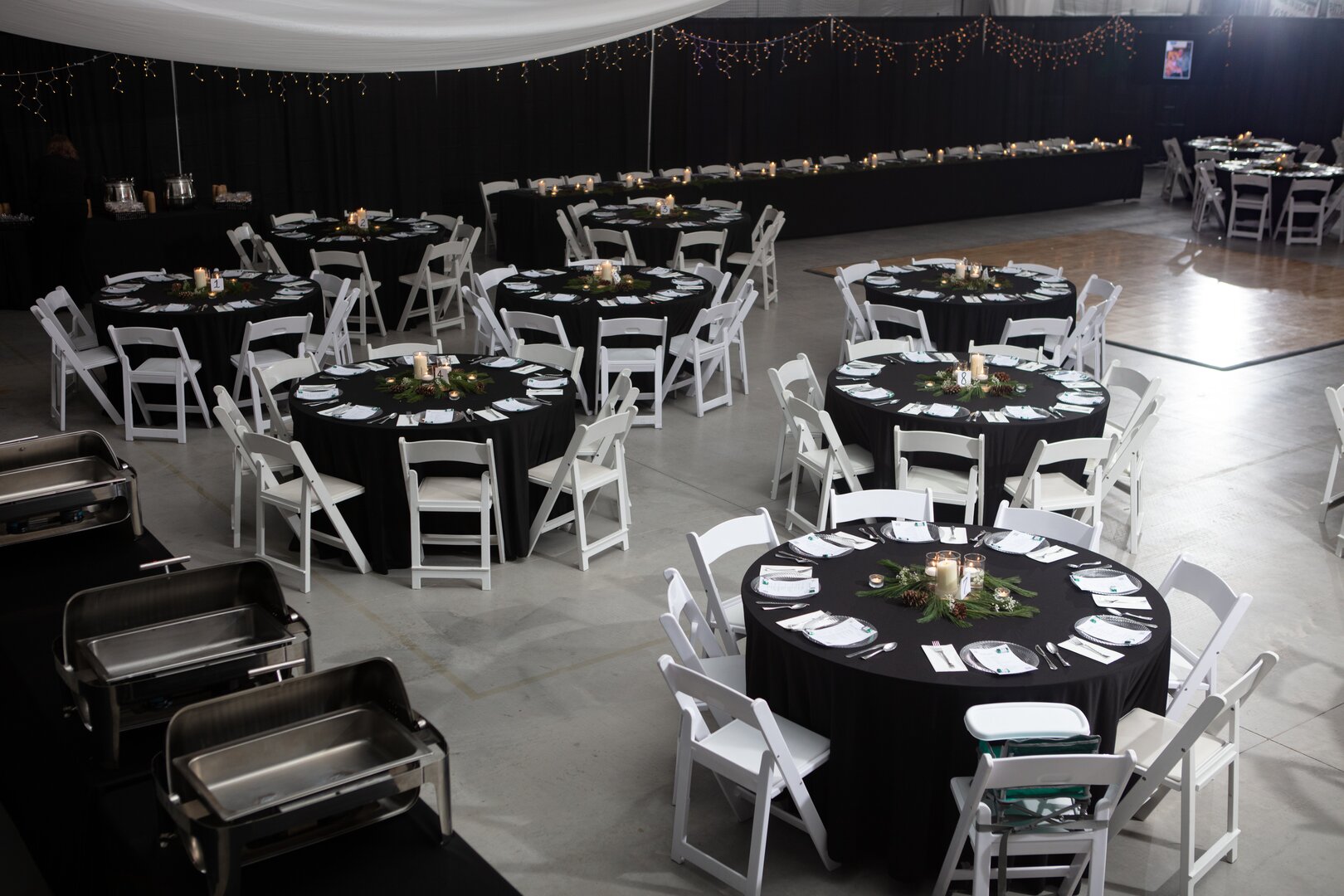 BGR Event Center Wedding Setup