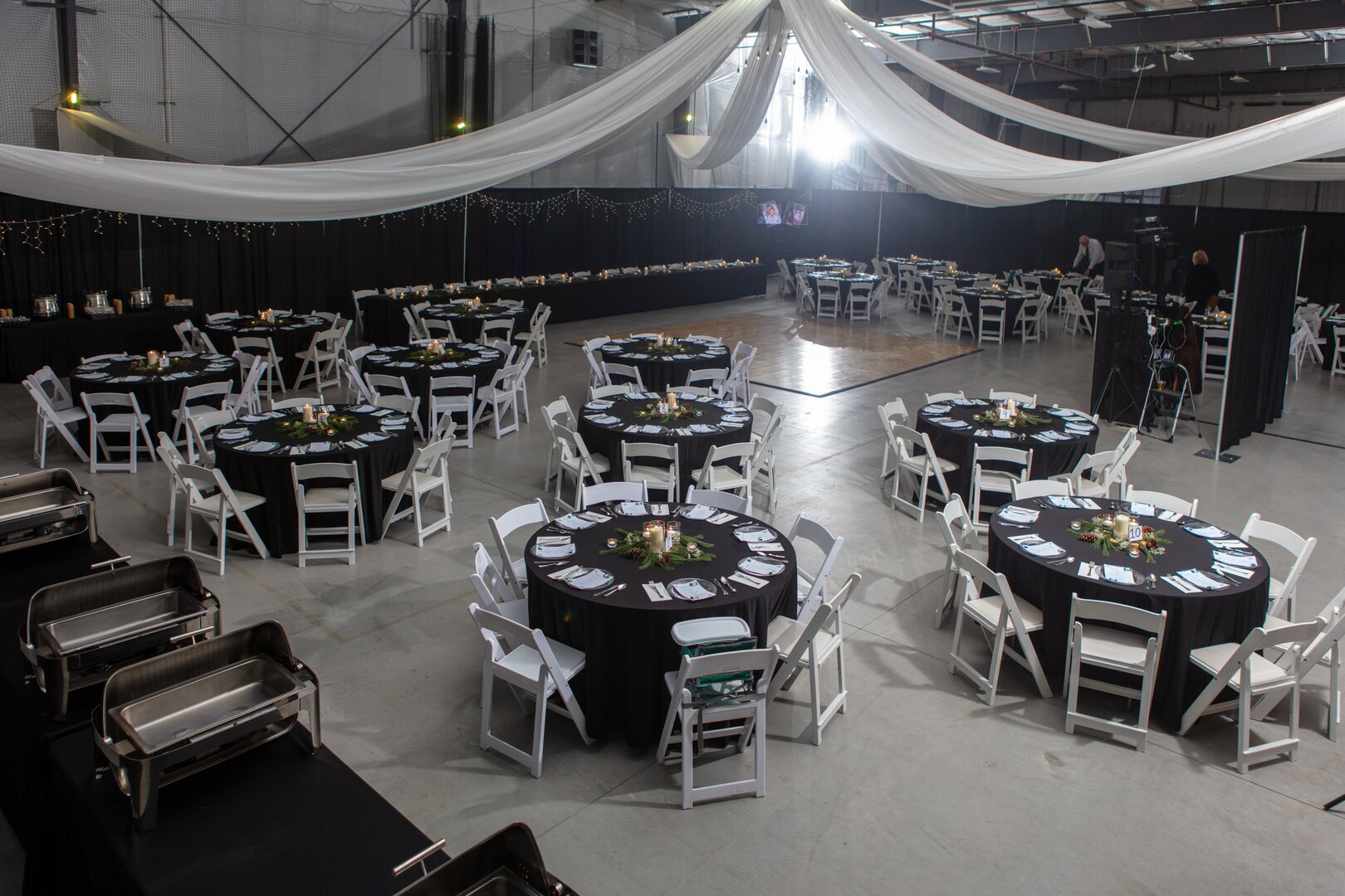 BGR Event Center Wedding Setup