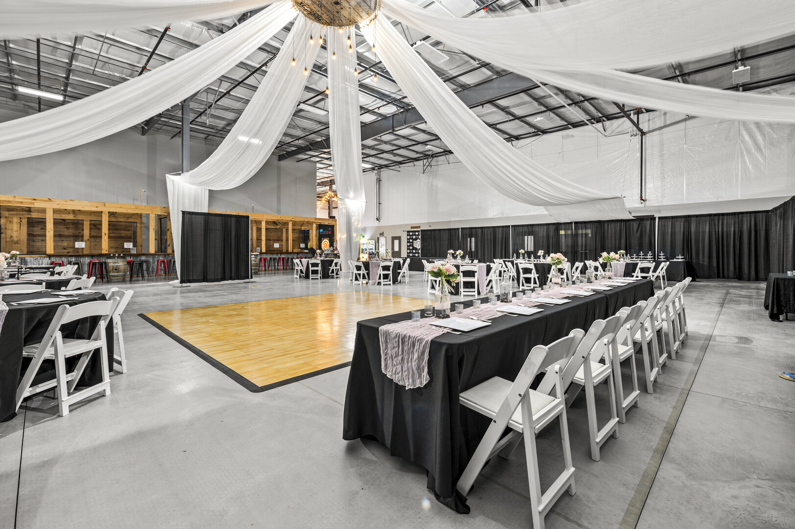 BGR Event Center Wedding Setup