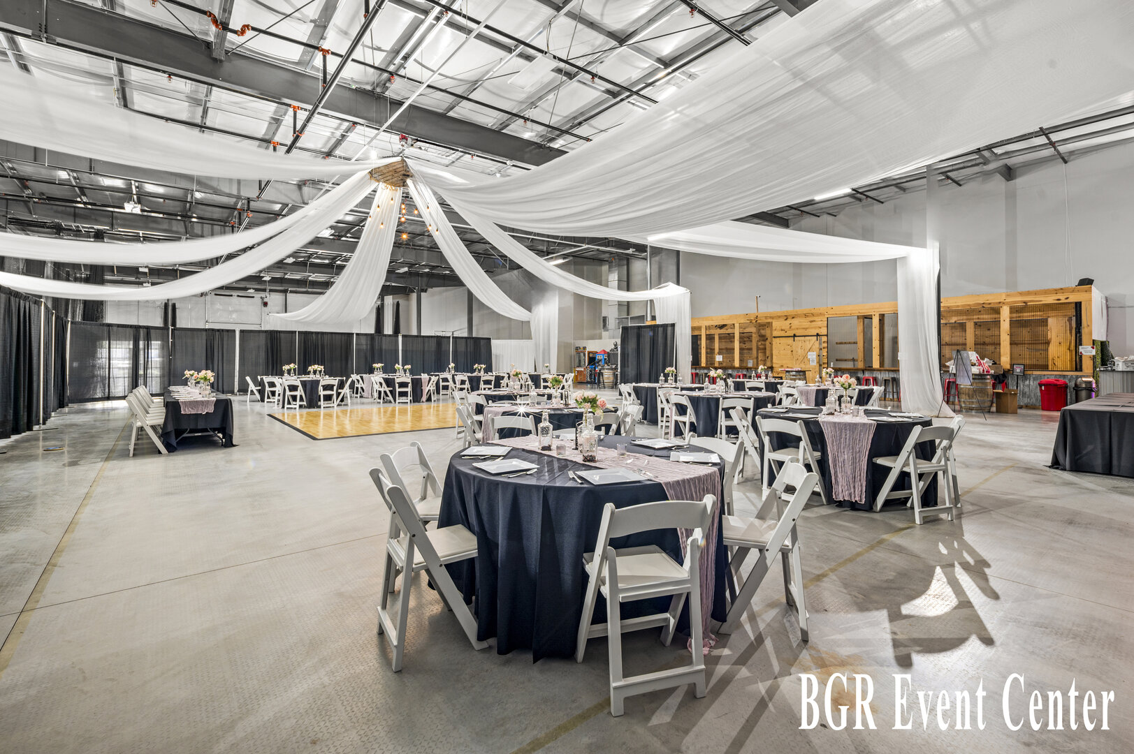 BGR Event Center Wedding Setup